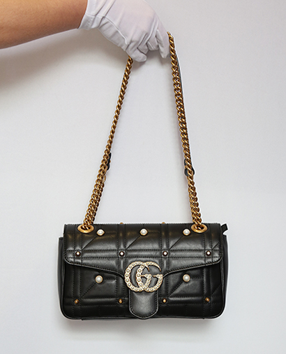 GG Marmont Matelasse Shoulder Bag, front view